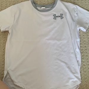 white under armour tee